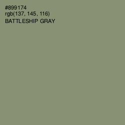 #899174 - Battleship Gray Color Image
